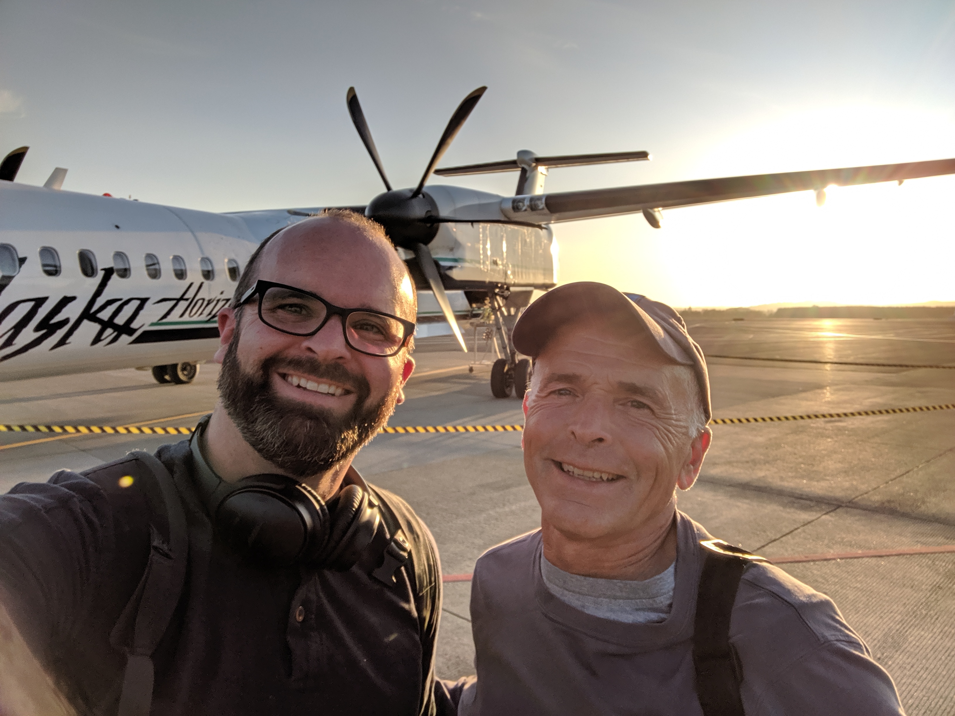 With my father - every generation has stories worth preserving